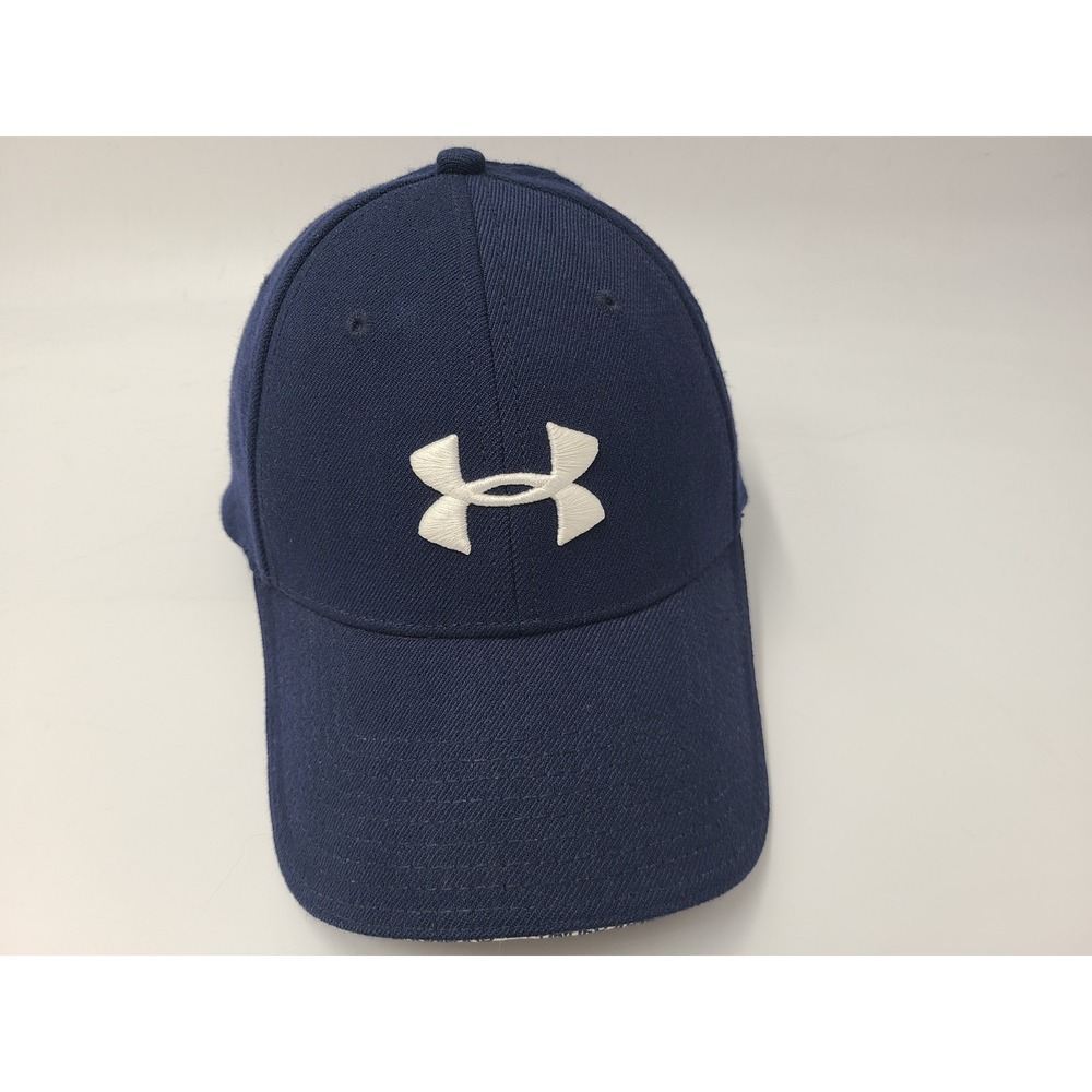 Under Armour Flex Fitted (Seems L-XL) Hat Cap Casual Golf Tennis Men Women Blue